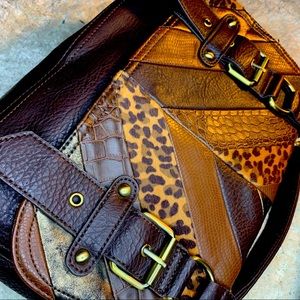 Beautiful Vegan Leather Satchel / Laptop Bag